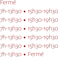 Fermé